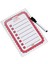 Yaz Sil To Do List Buzdolabı Notluk Manyetik Buzdolabı Notluk Magnetli Notluk 21X15CM 1