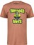 Aja Çocuk Baskılı T-Shirt Kahve 214 1