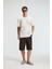 Baggy Erkek %100 Pamuk Oversize Fit Baskılı Kısa Kollu Yuvarlak Yakalı Vanilya T-Shirt 4
