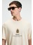 Bold Erkek %100 Pamuk Oversize Fit Baskılı Kısa Kollu Yuvarlak Yakalı Vanilya T-Shirt 3