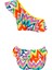 Tek Omuz Zig-Zag Desenli Cut-Out Halka Detaylı 50UV Kız Çocuk Mayo By Nessi Byrd 4