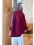 Flores Fırfırlı Tunik Bordo 4