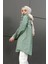 Hakim Yaka Önü Pileli Tunik Çağla Yeşili 4