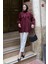 Bağlama Detaylı Tunik Bordo 1