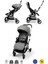Marcus Kolay Katlanabilen Kabin Bebek Arabası Heavy Grey 2
