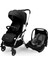 Marcus Kolay Katlanabilen Kabin Travel Sistem Bebek Arabası Raisin Black 1