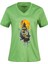 Alone Baskılı V Yaka Kadın T-Shirt 413 1