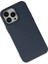 iPhone 14 Pro Max Kılıf Nano Içi Kadife Silikon - Lacivert 3