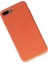 iPhone 7 Plus Kılıf Nano Içi Kadife Silikon - Turuncu 3