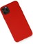 iPhone 11 Pro Max Kılıf Nano Içi Kadife Silikon - Kırmızı 2