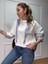 Ekru Çizgi Detaylı Sweatshirt 5