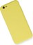 iPhone 6 Kılıf Nano Içi Kadife Silikon - Sarı 2