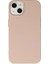 iPhone 14 Plus Kılıf Nano Içi Kadife Silikon - Pudra 1