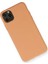 iPhone 11 Pro Max Kılıf Nano Içi Kadife Silikon - Mat Turuncu 2