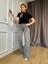 Orj. Marka Gri Wide Leg Jean 2