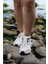 Kadın Sneaker Kalın Taban Bağcıklı File Detaylı Spor Ayakkabı Sargen 8