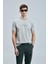 Think Slim Fit Erkek Taş Rengi T-Shirt (111020240) 1
