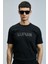 Think Slim Fit Erkek Siyah T-Shirt (111020240) 3