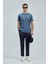 Think Slim Fit Erkek Koyu Mavi T-Shirt (111020240) 4