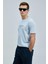 Love Regular Fit Erkek Mavi T-Shirt (111020238) 1