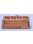 Doğal Ahşap Alt Bölmeli Kahvaltılık ve Sunumluk, 31.5x23x1.8, Kahverengi 5