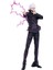 31 cm Çift Başlı Oyma Duruş Ilk Anime Oyun Süsleme Modeli (Yurt Dışından) 1