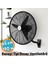 Sanayi Tipi Duvar Vantilatörü 65 cm 190 W Endüstriyel Geniş Sessiz Duvara Monte Fan 1