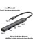 HB01 5ın1 Type C Dönüştürücü Adaptör Hub Çoklayıcı Sıyah 2