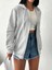 Unisex Üç Iplik Kapşonlu Hırka Fermuarlı Sweat 1