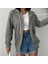 Unisex Üç Iplik Kapşonlu Hırka Fermuarlı Sweat 1