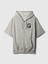 Erkek Gri Gap Logo Fermuarlı Sweatshirt 2