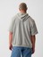 Erkek Gri Gap Logo Fermuarlı Sweatshirt 4