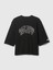 Erkek Siyah Gap Logo Oversized Sweatshirt 2