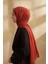 Müslin Yaprak Desen Şal 3351-85 Kiremit 2