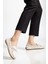 Kadın Hakiki Deri Klasik Loafer - Krem 2