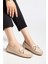 Kadın Hakiki Deri Klasik Loafer - Bej 1