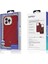 iPhone 16 Pro Max Kılıf M-Safe Uyumlu Raptic Aramid Skin Origin Serisi Kapak Kırmızı 5