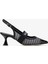 Mario Valentino Kadın Deri & Tekstil Siyah Topuklu Ayakkabı 1040 91D2530 Bn Ayk Y25 Black 1