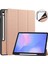 Samsung Galaxy Tab S10 Fe Plus Stand Kılıf Darbe Emici Deri Tablet Kılıfı Kalem Yuvası ile (Yurt Dışından) 1