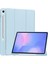 Samsung Galaxy Tab S10 Fe Plus Üçlü Katlanır Standlı Düz Renk Deri Tablet Kılıfı Kalem Yuvası ile (Yurt Dışından) 1