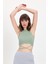 Belden Bağlamalı Fitilli Crop T-Shirt 1