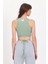 Belden Bağlamalı Fitilli Crop T-Shirt 4