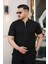 Erkek Yakası Fermuarlı Kısa Kollu T-Shirt 1