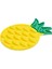 Beeztees Yavru Köpek Yaş Mama Yeme Oyuncağı, Ananas Şeklinde,silikon, Sarı, 20X20CM 1
