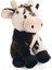 Beeztees Köpek Oyuncağı, Inek, Peluş, Siyah/beyaz, 25X19X18CM 1