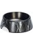 Beeztees Dbl Köpek Mama Su Kabı, Mat Siyah Paslanmaz Çelik, Siyah Mermer Görünümlü, 17,5cm, 350ML 5