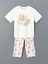 Lcw Kids ekru Bisiklet Yaka Kız Çocuk Pijama Takım 1