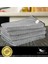 %100 Microfiber 3 Adet 40X40 cm Antrasit Kareli Mutfak Temizlik Bezi-Koku Yapmaz , Leke Tutmaz Bez 3