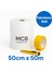 50 cm x 50M Balonlu Naylon + Vege Koli Bandı + Maket Bıçağı Paketleme Seti 1