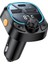 Bluetooth Araç Kiti Araç Fm Transmitter Pd Hızlı Şarj Cihazı Bluetooth 5.3 Işıklı LED Ekran USB Type-C Sd Tf Kart Flash Okuyucu Çakmaklık 1